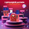 Mini Karaoke Machine for Kids Ages 3-12: Portable Bluetooth Speaker with 2 Wireless Microphone, LED Light Show for Kids 3 4 5 6 7 8 9 10 Year Old Boys Girls Toys Easter Birthday Gifts Toddler view 3