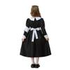 Uivic Wartime Girl Nurse Costume Includes Black Dress White Apron Nurse Hat Headband Red Cross Armband Party Dress Up (Black, 11years-12years) view 4