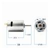 OQATNXUR RK-380PH-5724/59 Electronic Starter DC 3V-7.4V 25000RPM High Speed Power 380 Motors for RC Car Boat Model Vacuum Cleaner 5V 6V view 3