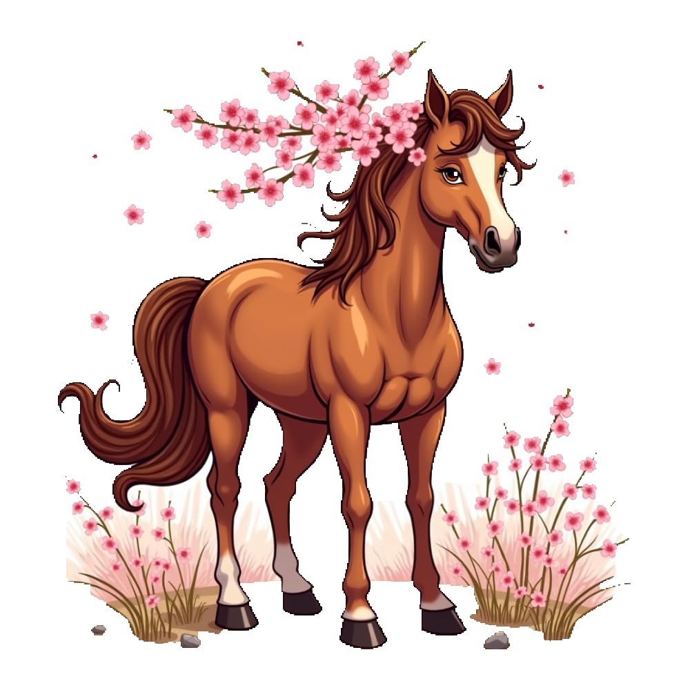 100Pcs Cartoon Horse Stickers for Kids Boys Girls Waterproof Horses Animal Sticker for Water Bottle Laptop Horse Party Favors Horses Crafts Phone Cases Planner Skateboard Luggage Helmet C1K3M1J