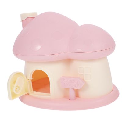 Abaodam Cute Mushroom Piggy Bank for Boys and Girls Cartoon Cottage Money Pot Decor Unbreakable Design for Savings and Decorative Use