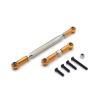 RC Car Upgrade Parts for MN D90 FJ45 MN40 MN45 MN90 MN91 MN96 MN99 for MN99s 1/12 Metal Adjustable Steering Linkage Servo Link Pull Rod RC Car Crawler Accessories(Yellow) view 1