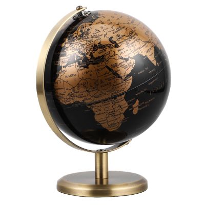 GALPADA Vintage Desk Globe for Office Rotating World Globe Sphere Stand Decorative Home and Office Decor Elegant European Style