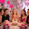 100Pcs Pink Balloons 12Inch Hot Pink Metallic Chrome Latex Balloons Baby Pink Balloon for Birthday Wedding Baby Shower Princess Party Decorations view 3