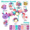 Baby Sensory Toys for 0-6 6-12 Months, Musical Stuffed Caterpillar Toy with Crinkle Rattle Mirror, Baby Essentials Infant Tummy Time Toys for 3 6 9 12 18 Months, Newborn Boys Girls Shower Gifts view 3