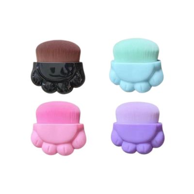 Sunscreen Applicator - Cute Cat Paw Design Sunscreen Brush With Protective Cover, Sun Lotion Sunscreen Applicator for Kids & Adults, Beach Vacation Essential for Sun Protection (4 colors)