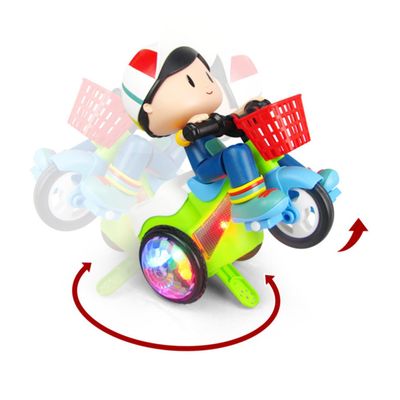 Wakauto Creative Tricycle Toy for Boys and Girls Random Color Intelligent Design for Boys Ages 3-6 Great for Play and Exploration