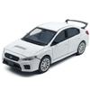1:43 Scale 2020 Impreza WRX STI S209 Model Toy Car Diecast Toy Vehicle Racing Sports Sedan Metal Alloy Childrens Pull Back Vehicle, Mens Collection Toys for Boys Kids Gifts, Cake Topper, White view 1