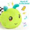 Baby Sensory Toys for 0-6 6-12 Months, Musical Stuffed Caterpillar Toy with Crinkle Rattle Mirror, Baby Essentials Infant Tummy Time Toys for 3 6 9 12 18 Months, Newborn Boys Girls Shower Gifts view 2