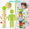 Baby Sensory Toys for 0-6 6-12 Months, Musical Stuffed Caterpillar Toy with Crinkle Rattle Mirror, Baby Essentials Infant Tummy Time Toys for 3 6 9 12 18 Months, Newborn Boys Girls Shower Gifts view 4