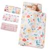Toddler Nap Mat, Kids Sleeping Bag with Pillow & Minky Blanket, Girls Extra Large Rolled Nap Mats for Preschool Daycare Camping Kindergarten view 1