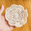 6pcs Crocheted Woven Placemats Coffee Table Mats Heat Insulated Pads for Dining Table Kitchen Restaurant Home Party view 2