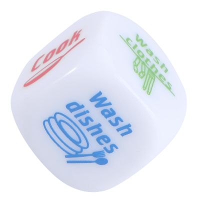 CIYODO Acrylic Household Dice Set for Adults Creative Fun Dice for Games for Parties and Family Activities