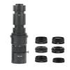 1pc 200X 500X Adjustable Magnification C Mount Lens 0.3X 0.35X 0.5X 0.75X 1X 2X Barlow Objective Lens for Microscope Camera(Gold) view 1