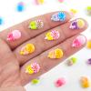 100 Pieces Tiny Lollipop for Dollhouse Miniatures Resin Food for Crafts Mini Lollipop Decor for Dollhouse Mini Kitchen Fairy Garden Micro Landscaping Decoration view 2