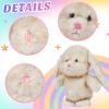 Easfan Talking Bunny Repeats What You Say Walking Singing Stuffed Animal Interactive Plush Toy Funny Animated Toy Speaking for Kids Toddlers Easter Birthday Gift,9'' view 4