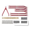 DKKY CNC Aluminum High Clearance for for 1/24 RC Crawler Car Axial SCX24 Jeep Gladiator AXI00005 Upgrades (Red) view 1