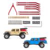 DKKY CNC Aluminum High Clearance for for 1/24 RC Crawler Car Axial SCX24 Jeep Gladiator AXI00005 Upgrades (Red) view 2