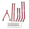DKKY CNC Aluminum High Clearance for for 1/24 RC Crawler Car Axial SCX24 Jeep Gladiator AXI00005 Upgrades (Red) view 3
