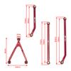 DKKY CNC Aluminum High Clearance for for 1/24 RC Crawler Car Axial SCX24 Jeep Gladiator AXI00005 Upgrades (Red) view 4