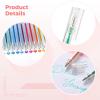 36 Glitter Gel Pens Set, Shimmer Metallic Markers for Scrapbooking, Journaling, Art Projects, Smooth Ink Flow view 3