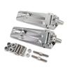 1Pair CNC Metal Trim Tabs Flaps 60mmx30mm for RC Speed Boat Racing Oval Vee Boat Upgrade Parts(Silver) view 3
