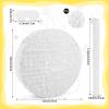 Abilat White Round Pinata with Stick Blindfold and Confetti DIY Blank Pinata for Adults Kids Birthday Party Supplies Carnivals Thanksgiving Decorations view 2