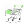BESPORTBLE Shopping Trolley Toy Miniature Shopping Cart for Boys and Girls Tiny Pretend Play Desktop Toy Organizer view 2