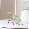 BESPORTBLE Shopping Trolley Toy Miniature Shopping Cart for Boys and Girls Tiny Pretend Play Desktop Toy Organizer view 3