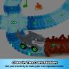 Coroiesty 264 PCS Shark Race Tracks for Kids Toys, Glow in The Dark Magic Toy Set, 2 Shark Cars Track, Flexible DIY Track Set, Birthday Gift for Age 3-9 Boys Toddler Girls view 3