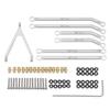 DKKY CNC Aluminum High Clearance for for 1/24 RC Crawler Car Axial SCX24 Jeep Gladiator AXI00005 Upgrades (Silver) view 1