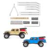 DKKY CNC Aluminum High Clearance for for 1/24 RC Crawler Car Axial SCX24 Jeep Gladiator AXI00005 Upgrades (Silver) view 2