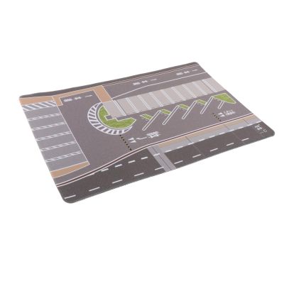 harayaa /64 Model Car Parking Lot Scene Display Underground Car Mat Simulation Garage Rubber Cloth for Educational Play Children, C