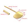 1PC Realistic 20x16mm Copper Rudder with Servo Arm for 1/350 Scale RC Boat Model Marine Ship(with Single arm) view 2