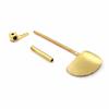 1PC Realistic 20x16mm Copper Rudder with Servo Arm for 1/350 Scale RC Boat Model Marine Ship(with Single arm) view 4