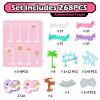 268 PCS Unicorn Race Tracks for Kids Toys, Glow in The Dark Magic Toy Set, 2 Unicorn Cars Track, Flexible DIY Track Set, Birthday Gift for Age 3-9 Boys Toddler Girls view 4