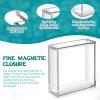Cinnvoice 2 Pcs Acrylic Magnetic Case Booster Box Protective Case Stackable 4mm Thick Magnetic Closure Gifts for Collectors, Cards Not Included (Japanese Booster) view 3