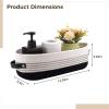 2-Pack Oval Cotton Rope Baskets with Leather Handles for Home Organization, Perfect for Bathroom Or Nursery view 2
