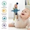 Little Rawr Silicone Baby Sensory Montessori Toys & Pull String Toys for 18 M+, Toddler Birthday Gift Car Seat Airplane Travel for 1 2 Year Old Boy Girl Infant 18 Months Old (Blue) view 3