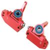Alloy RC Caster Block&Steering Blocks&Rear Stub Axle Carriers Upgrades Part for 1/10 2WD Stampede Slash Rustler Nitro Slash,Replaces of 3632 3736 3752.(Red) view 3