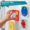 Ancaixin 6-in-1 Montessori Busy Board for 1 Year Old, Magnetic Sensory Toys for Toddler, Wooden Activity Busy Board for 12+ Months Baby, Fine Motor Skills Toys for Boys & Girls, Birthday Gifts 1 2 3 view 4