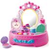 lalalark Toddler Vanity & Baby Vanity Mirror Toy, Interactive Pretend Vanity Set with 40+ Sounds and Music, Learn Musical Mirror Toy, Christmas Birthday Gift for 6 Months+ 1 2 3 Year Old Kids Girls view 1