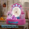 lalalark Toddler Vanity & Baby Vanity Mirror Toy, Interactive Pretend Vanity Set with 40+ Sounds and Music, Learn Musical Mirror Toy, Christmas Birthday Gift for 6 Months+ 1 2 3 Year Old Kids Girls view 4