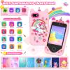 Kids Smart Phone for Girls Gifts - Toddler Christmas Birthday Gift for Age 3 4 5 6 Year Old, Kids Cell Phone Toy with 2.8 Touchscreen, Dual Cameras, Learning, Play Games, Video Player with 32 GB Card view 2