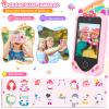 Kids Smart Phone for Girls Gifts - Toddler Christmas Birthday Gift for Age 3 4 5 6 Year Old, Kids Cell Phone Toy with 2.8 Touchscreen, Dual Cameras, Learning, Play Games, Video Player with 32 GB Card view 4