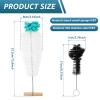 2 Pcs Bottle Brush for Bottle, Glass Cleaning Brush Set, Deep Washing Bottles Cleaning Brushes Set with Non Slip Handle, Efficient Cleaner Tool for Soda Bottles view 2