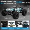 GAMRUXI 1:16 Scale Brushless RC Car - 50+ MPH High Speed All Terrain Off-Road Monster Truck for Adults & Teens 14+ | 2.4GHz, 2X LiPo Batteries, RTR | Hobby Grade Remote Control Vehicle view 2