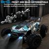 GAMRUXI 1:16 Scale Brushless RC Car - 50+ MPH High Speed All Terrain Off-Road Monster Truck for Adults & Teens 14+ | 2.4GHz, 2X LiPo Batteries, RTR | Hobby Grade Remote Control Vehicle view 4
