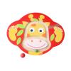 Menolana Kids Wobble Balance Board Toy Tool with Balls Multipurpose Equipment Core Training Wobble Board for Gym Workout Fitness Home, Giraffe view 1