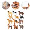 Alasum 12Pcs Realistic Puppy Figurines Adorable Resin Dog Models for Birthday Parties Educational and Home Decorations view 4